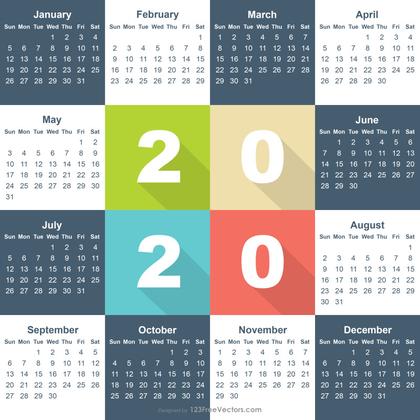 2020 Calendar