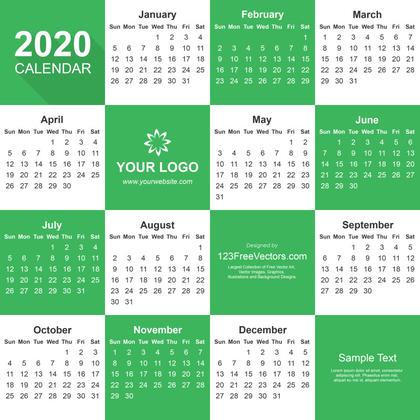 2020 Calendar