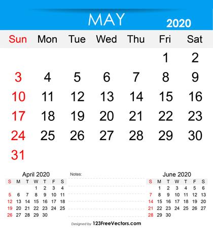 May 2020 Calendar