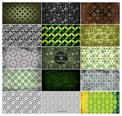 Retro Circle Patterns Pack