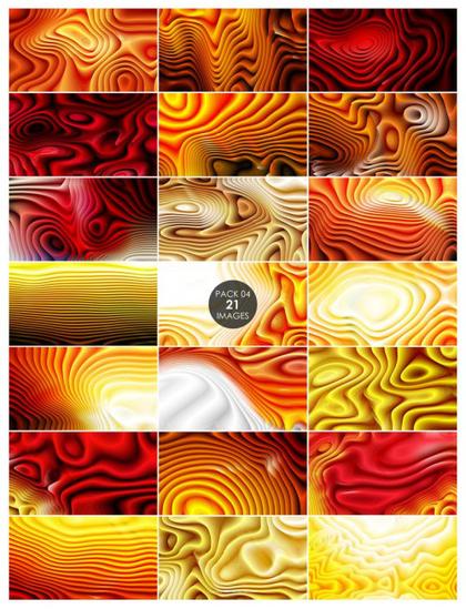 Abstract Warm Tones Collection