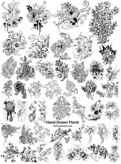 Floral Vector Elements