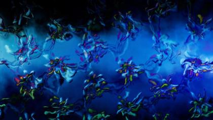Abstract Blue Flow