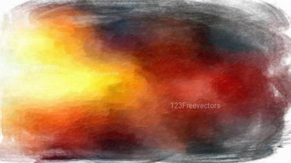 Abstract Sunset Brushstrokes