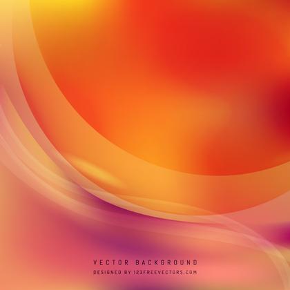 Abstract Yellow Pink Wave Background