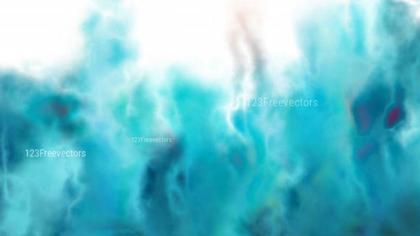 Abstract Teal and White Swirls