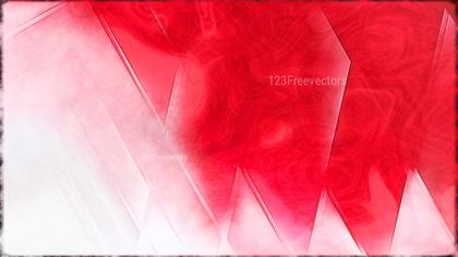 Red and White Abstract