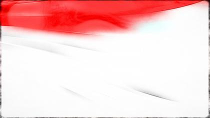Red and White Abstract