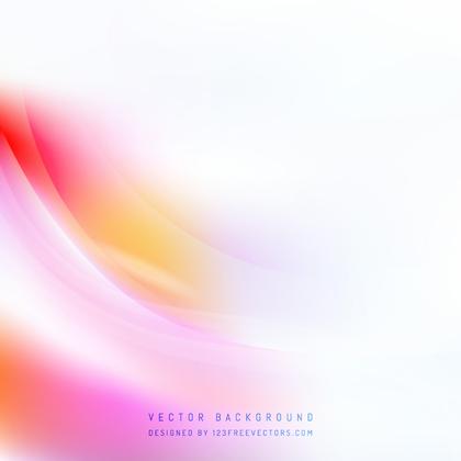 Abstract Pink White Wave Background Template