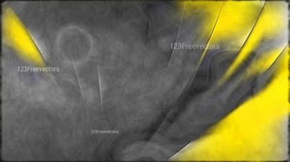 Abstract Swirls with Yellow Accents
