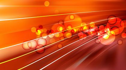 Abstract Orange Bubbles