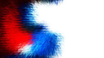 Red and Blue Burst