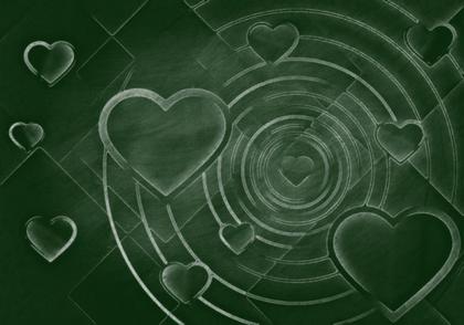 Chalkboard Hearts