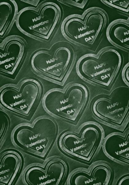 Chalkboard Hearts