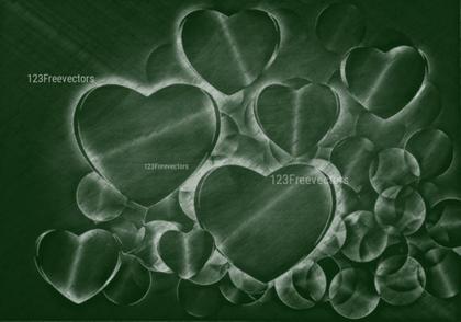 Shades of Affection Pink and Green Heart Designs Unveiled