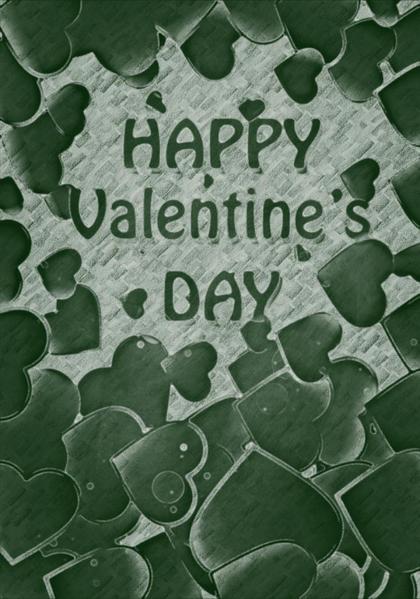 Happy Valentine's Day Heart Design