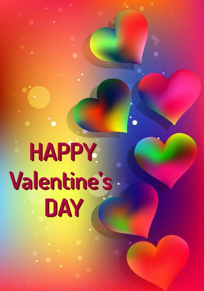 Happy Valentine's Day Hearts
