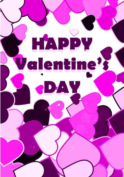 Happy Valentine's Day Hearts
