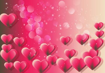 Romantic Elegance The Pink and Beige Heart Collection