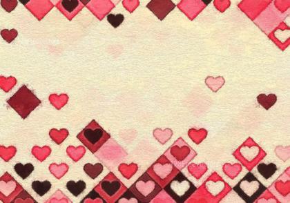 Heart and Diamond Pattern