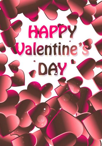 Happy Valentine's Day Hearts