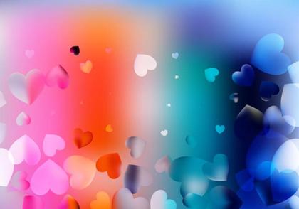 Heart Gradient Background