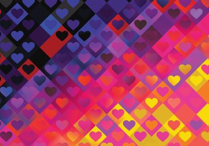 Heart Grid Pattern
