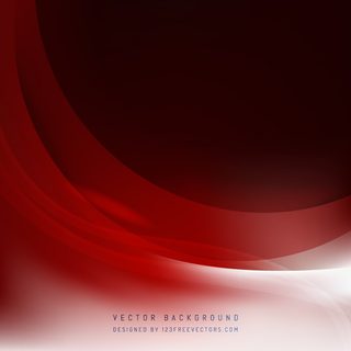 Abstract Red Wave Background Template