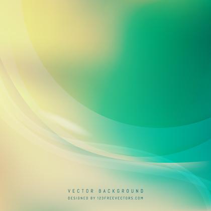 Turquoise Beige Wave Background Template