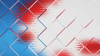 Red and Blue Diamond Grid