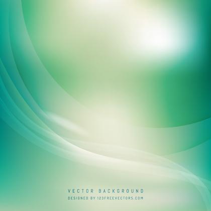 Abstract Light Turquoise Wave Background Design