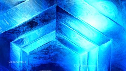 Geometric Blue Abstraction