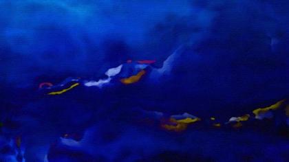 Abstract Blue and Gold