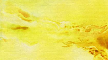 Yellow Water Paint Background