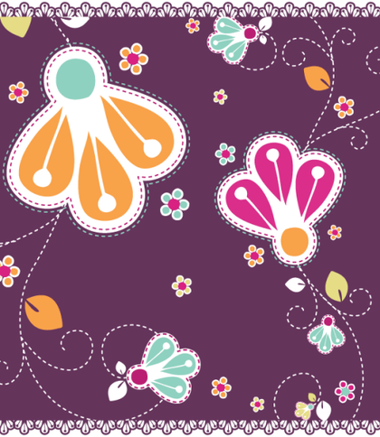 Romantic Flowers Vector Free