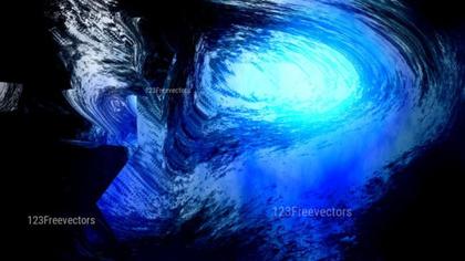 Abstract Blue Swirl