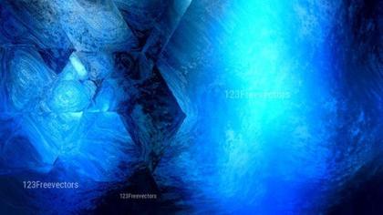 Abstract Blue Ice Cave
