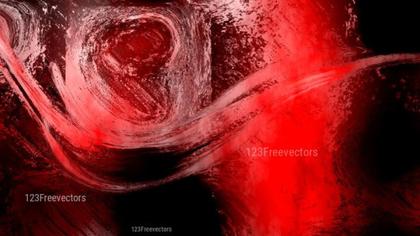 Swirling Red and Black Abstract