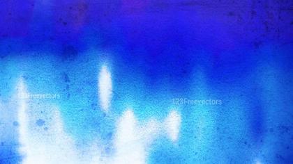 Abstract Blue Watercolor