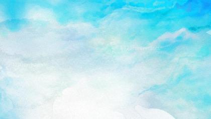 Blue Sky Watercolor Background