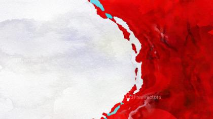 Red and White Abstract