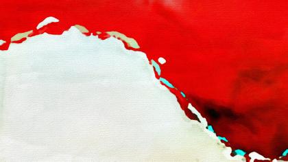 Red and White Abstract