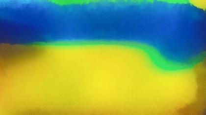 Abstract Blue and Yellow