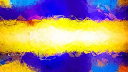 Abstract Yellow Blue Background