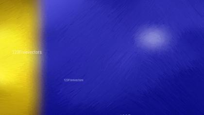 Abstract Blue and Yellow Brushstrokes