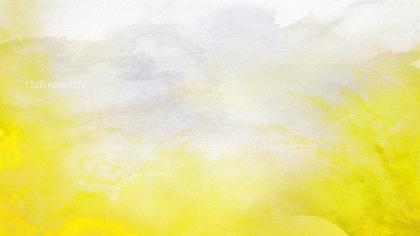 Yellow and White Watercolor Background