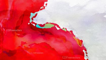 Red and White Abstract