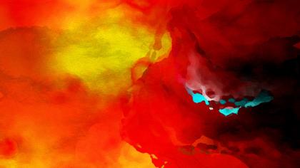 Abstract Crimson and Orange