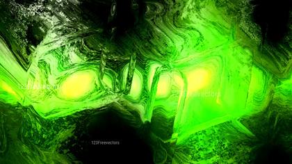 Abstract Green Swirls