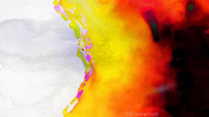 Abstract Watercolor Composition